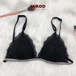 Áo lót nữ Bralette ren cao cấp đen thoải mái sexy AL10