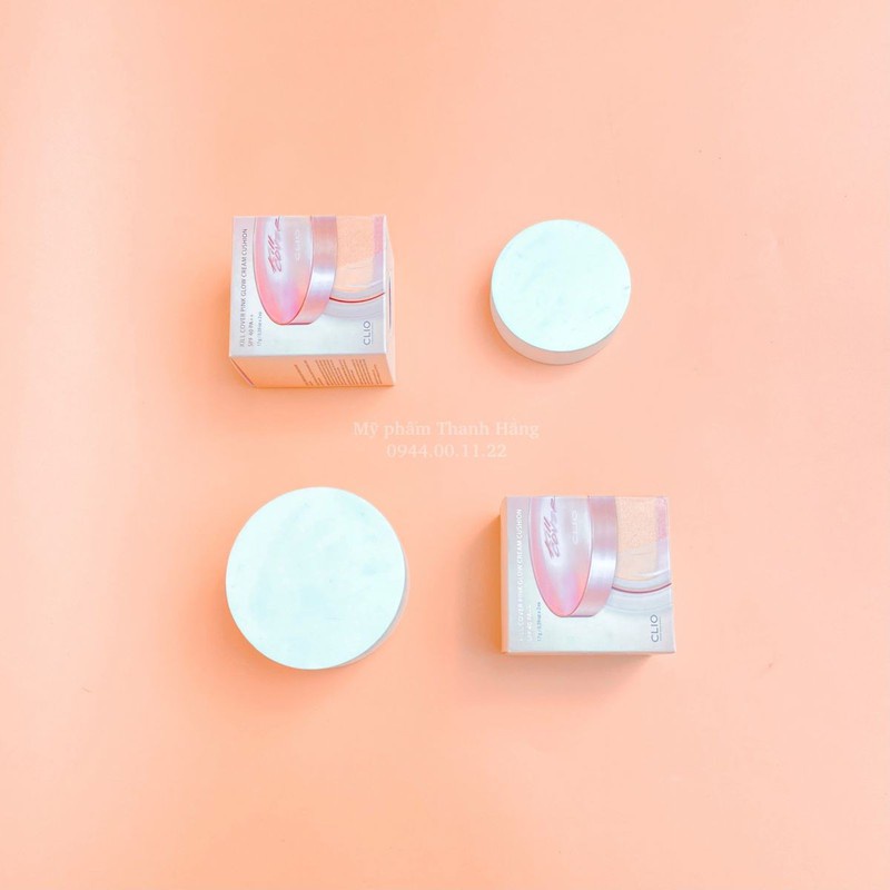 PHẤN NƯỚC CLIO KILL COVER PINK GLOW CREAM CUSHION CHÍNH HÃNG - 8456