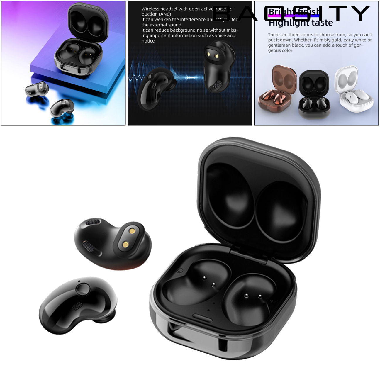 [BAOSITY]S6 TWS Bluetooth Earphones Wireless Headphone Binaural Call