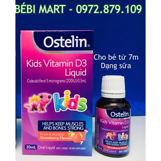 [DATE 2023] Ostelin Vitamin D3 Liquid cho bé 7m+