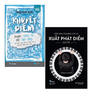 Sách AZ - Combo: Khuyết Điểm Được Sinh Ra Để Lấp Đầy + Giới Hạn Của Bạn Chỉ Là Xuất Phát Điểm Của Tôi (2 cuốn)