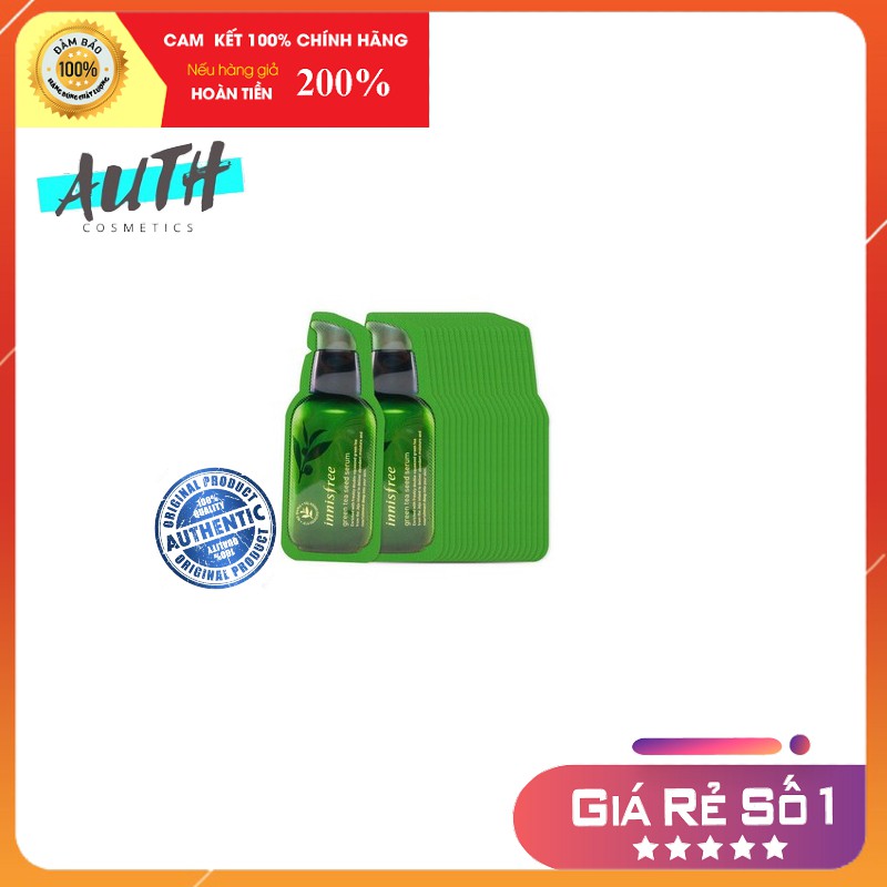 Tinh chất cấp ẩm dưỡng da trà xanh Innisfree Green Tea Seed Serum sample | BigBuy360 - bigbuy360.vn