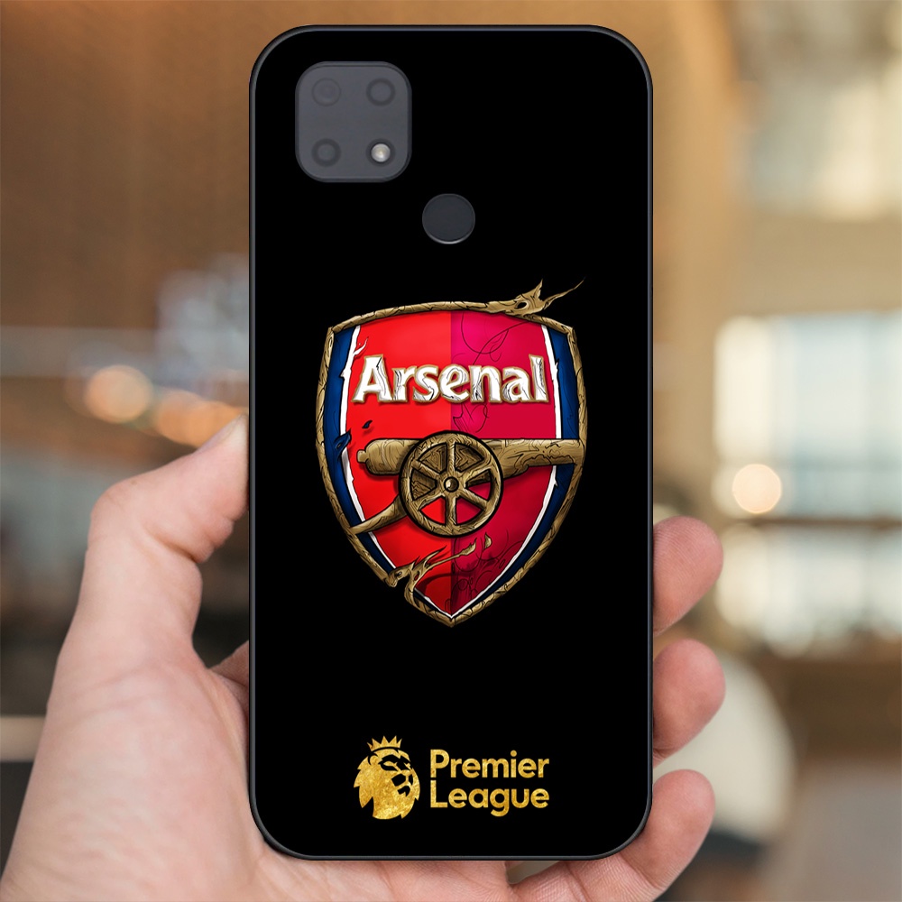 Ốp lưng Xiaomi Redmi 10C viền đen in hình Arsenal FC