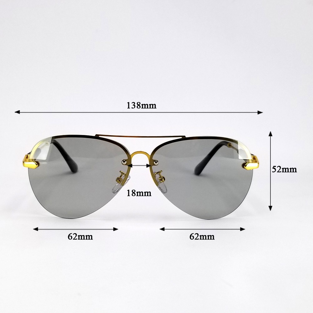 Kính mát nam nữ đổi màu (Unisex)  đi ngày và đêm 743 - 8752 - Gọng kính ôm mặt, trong suốt, chống nắng, tia UV - Giá sỉ | BigBuy360 - bigbuy360.vn