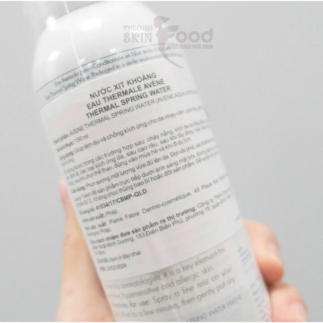 [Mini 150ml] Xịt Khoáng Làm Dịu Avène Thermal Spring Water | BigBuy360 - bigbuy360.vn