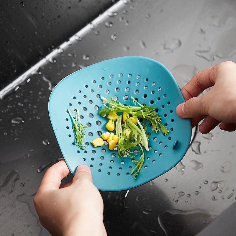 Silicone Nắp Đậy Cống Thoát Nước Bằng Silicon Hình Tròn Chống Nghẹt Cống Cho Nhà Bếp / Phòng Tắm