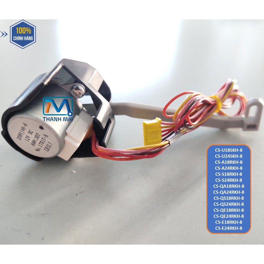 Motor đảo gió (trái phải) Máy lạnh Panasonic CS-U18SKH-8// U24SKH-8 // A18RKH-8 // A24RKH-8 // S18RKH-8 // S24RKH-8