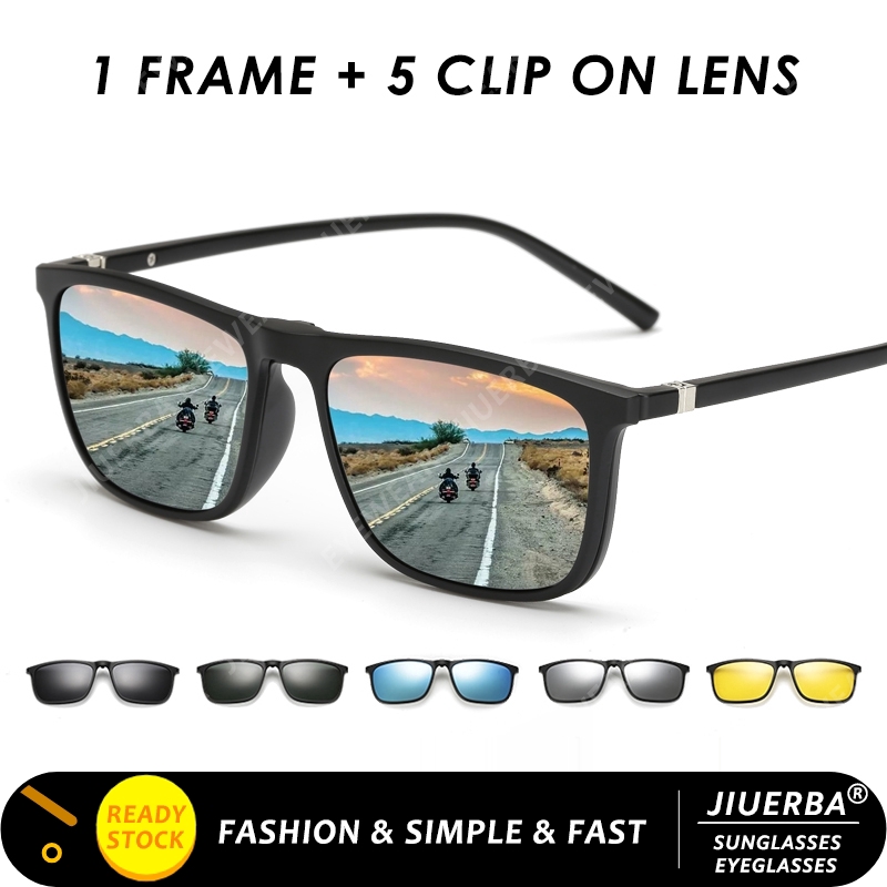 (Hàng Mới Về) Kính Mát Nam Châm Phân Cực Có Kẹp Cho Nam Và Nữ