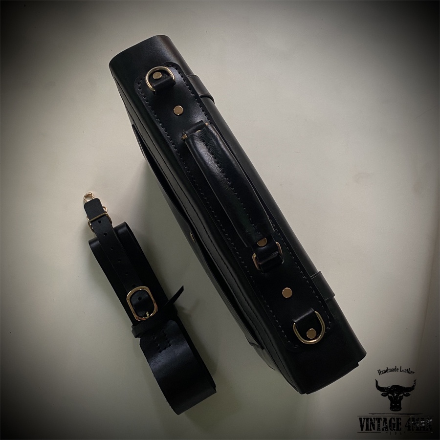 Cặp da công sở phong cách vintage cổ điển handmade leather | BigBuy360 - bigbuy360.vn