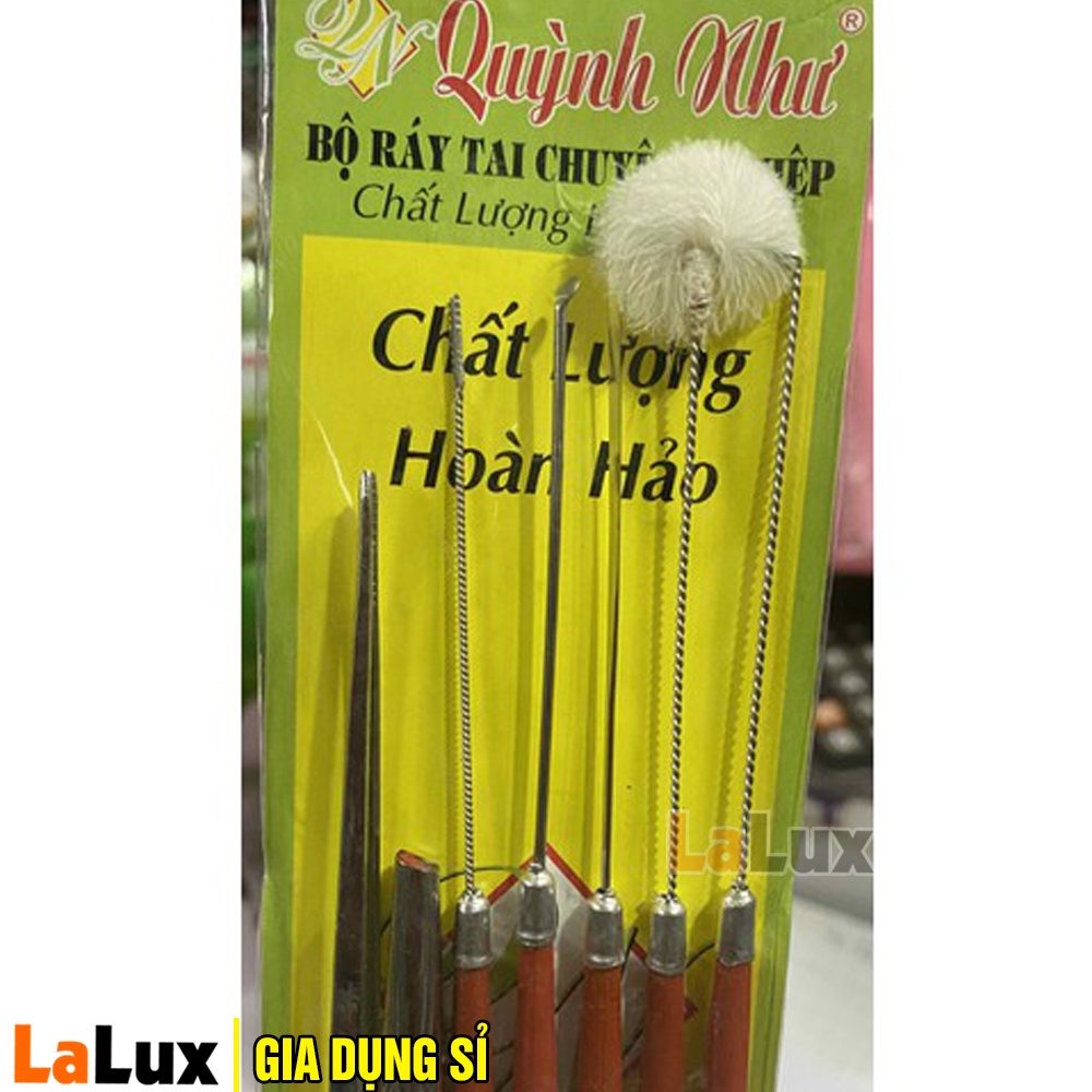 Bộ Lấy Ráy Tai Chuyên Nghiệp Đủ Mẫu Khách Chọn - Lấy Ráy Tai Được Làm Từ Thép Không Rỉ, Cán Gỗ GIA DỤNG LALUX