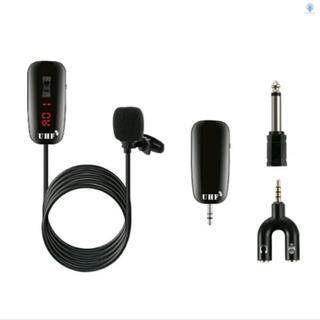 Micro không dây cài áo UHF Lavalier . Thu âm cho điện thoại . máy quay , tiện làm vlog , quay youtube