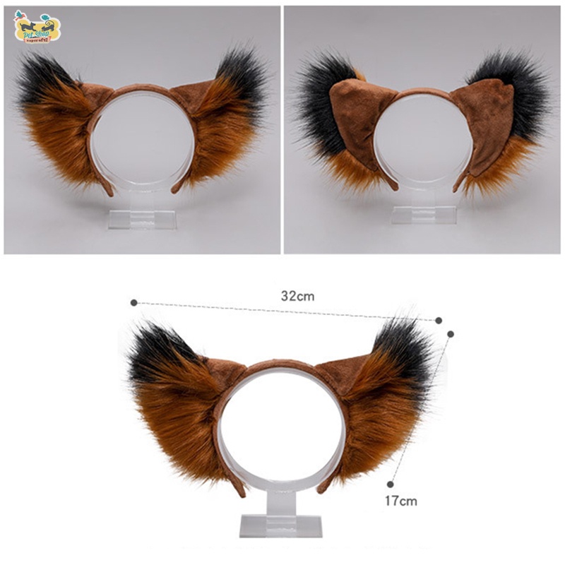 Băng Đô Cài Tóc Hình Tai Sói/Cáo Phong Cách Lolita