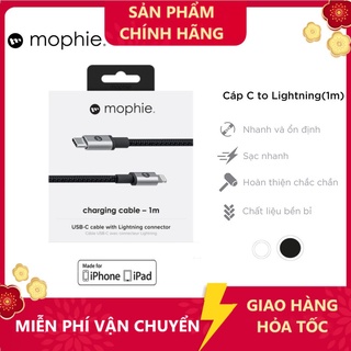 Cáp USB-C To Lightning Mophie 1M – USB-C to Lightning chuẩn MFI