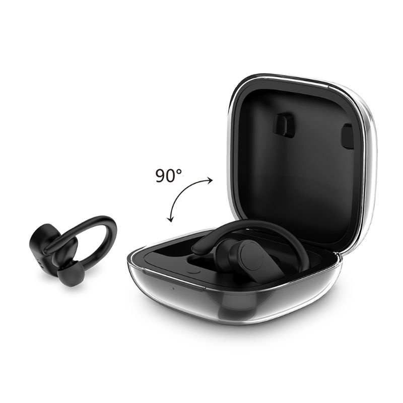 Vỏ TPU Trong Suốt Bảo Vệ Hộp Sạc Tai Nghe Powerbe Pro