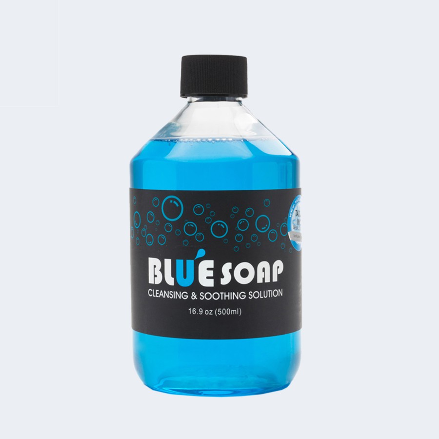 500ML DUNG DỊCH LAU MỰC XĂM TẠO BỌT BLUE SOAP #dcpxhoanganh