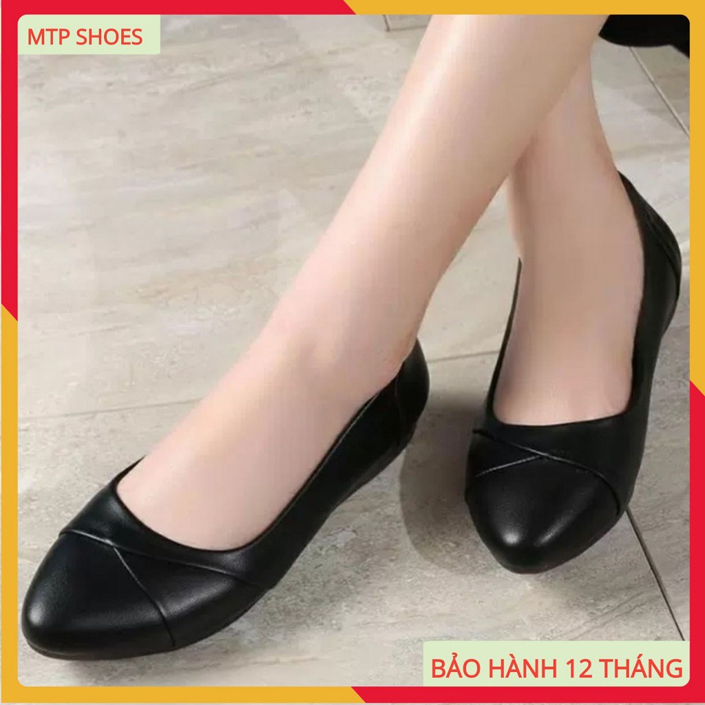 Giày búp bê ❤FREESHIP❤ giày bệt nữ da lỳ cao cấp đế cao su đúc siều mềm viền bệt