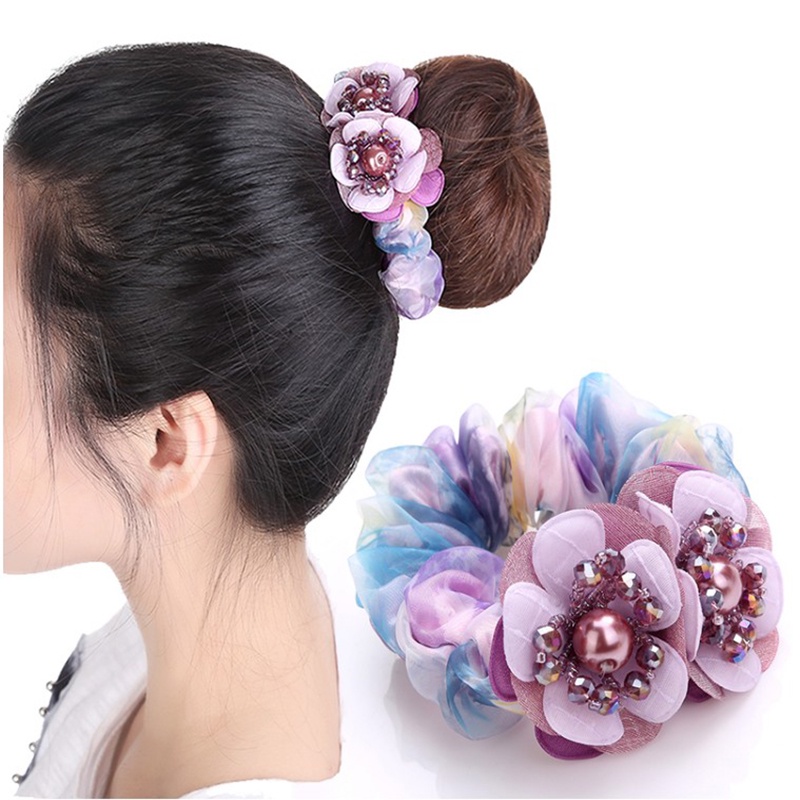 Dây Buộc Tóc Co Giãn Thời Trang Hàn Quốc Cho Nữ