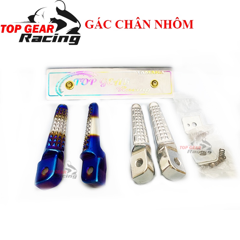 Gác Chân Sau Xếp Chân Sau Trusty Nhôm Màu Titan (1 Đôi)