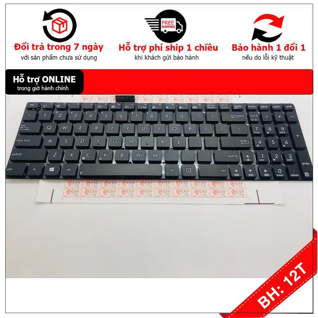 [BH12TH] Bàn Phím Laptop Asus K55V K55VD K55VJ K55VM K55VS A55 K75 Series Hàng mới - .