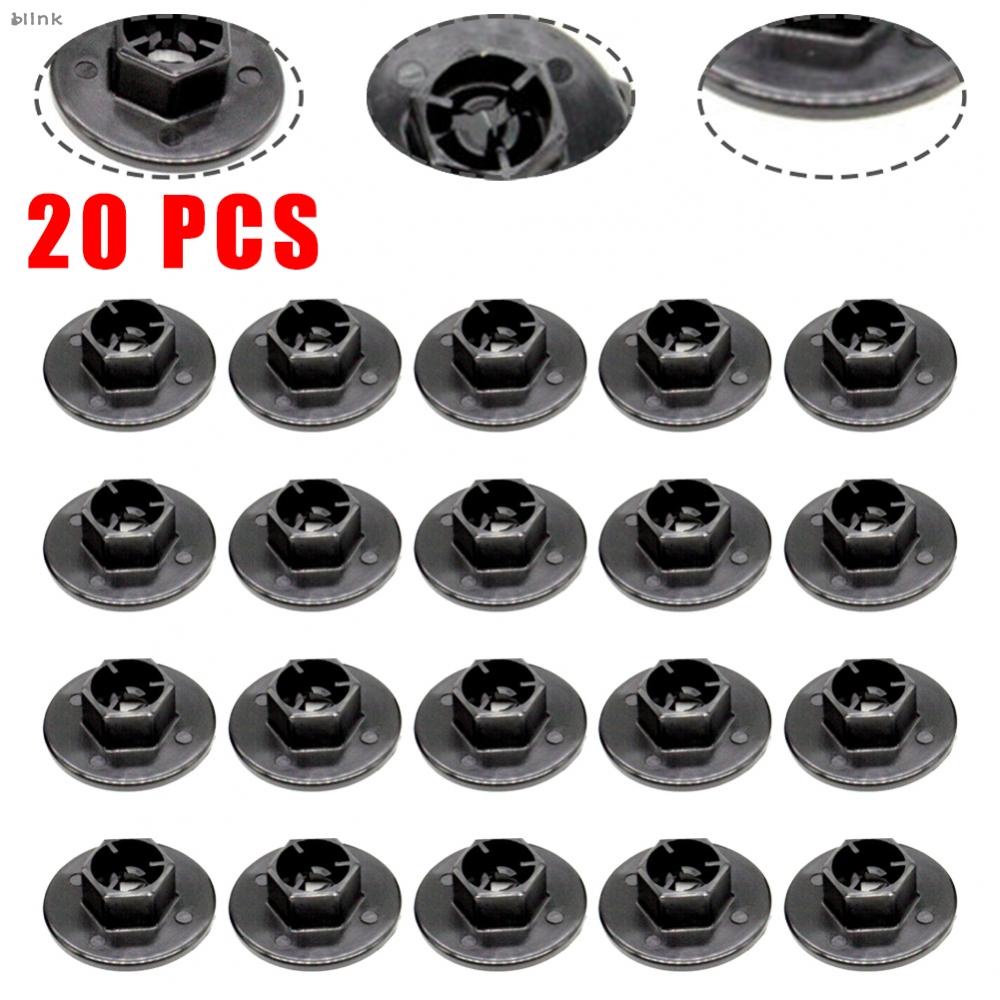 Đai ốc bảo vệ bùn 20 chiếc 84145-26000 Đen Fender Liner Nut Grommet Nylon66