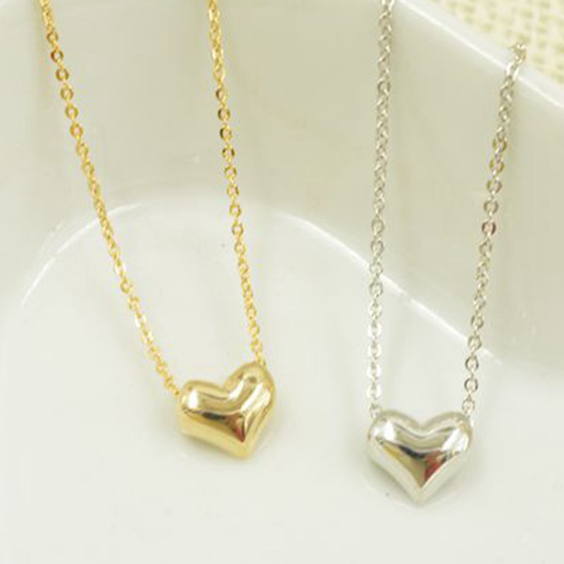 Vòng cổ hình trái tim nhỏ thiết kế thanh lịch 21680