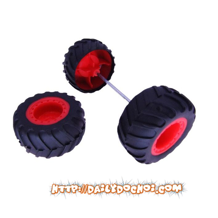 Bánh xe cao su đường kính 39mm trục 2mm hàng chất lượng cao giá bán 1 cái