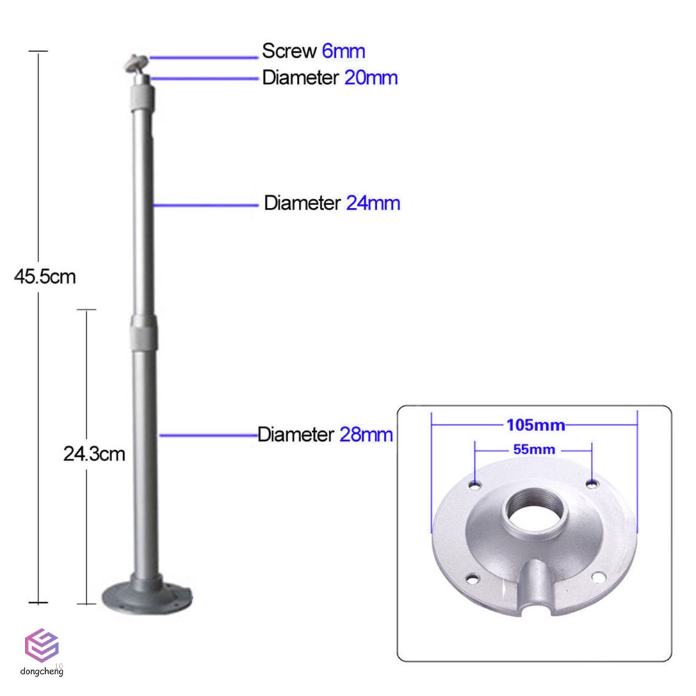 Giá Đỡ Máy Chiếu Treo Tường Bằng Nhôm 20-40cm
