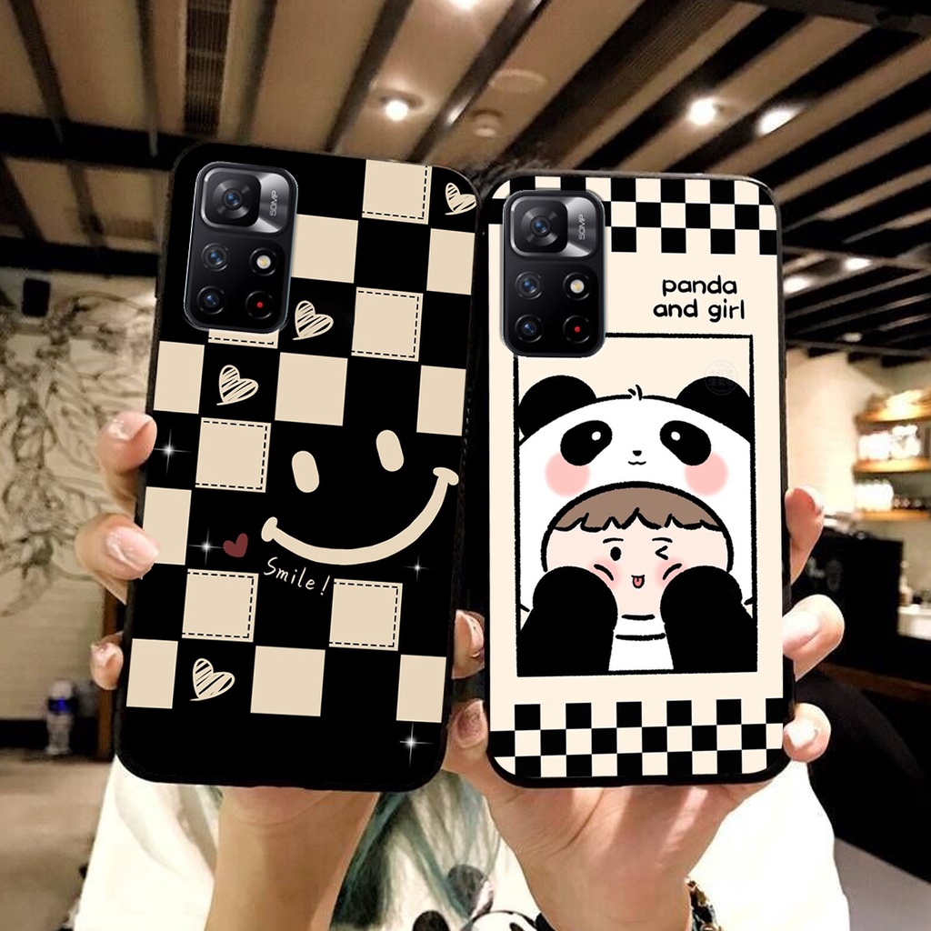 Ốp lưng Xiaomi REDMI NOTE 11S 5G in hình cao cấp mẫu kẻ caro,mikenbe@r siêu hot