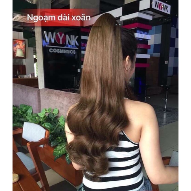tóc giả Ngoặm dài xoăn