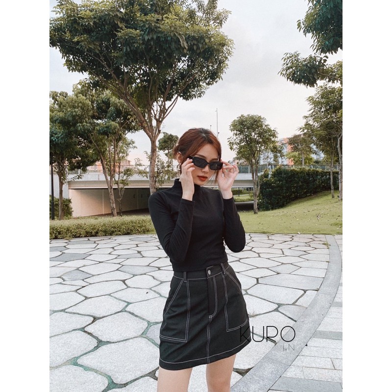 Chân váy đắp túi kurobyn S/M/L chọn size theo phần mô tả hoăc chat để tư vấn