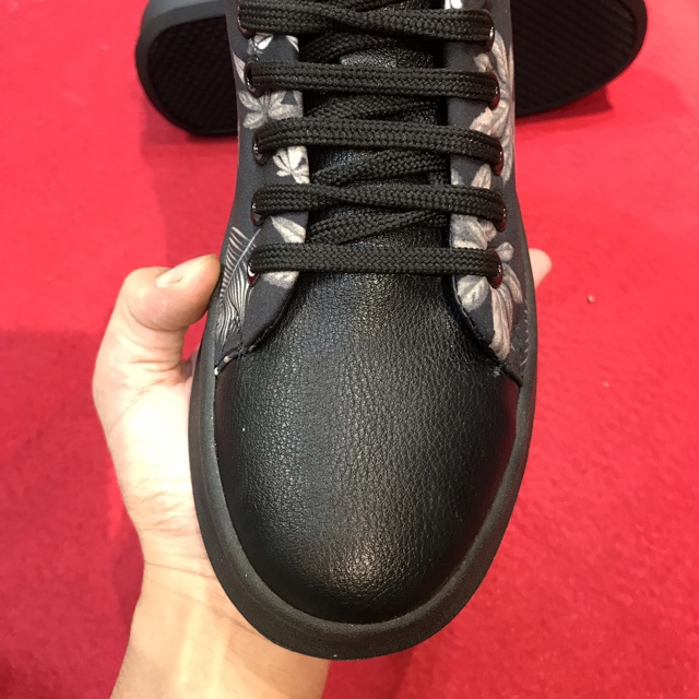 Giày thể thao,sneakers nam đế tăng chiều cao 3cm,in hình hoa 3d Tmost 39