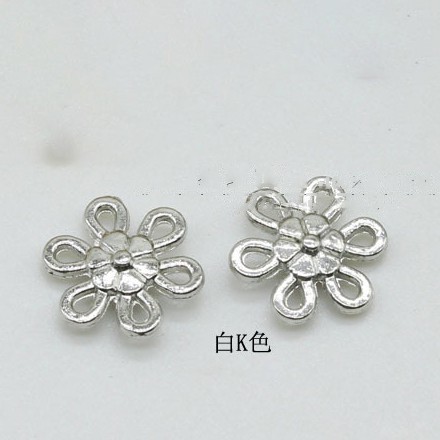 [Nguyên liệu làm trâm] 5 phiến hoa đúc 6 cánh 10mm