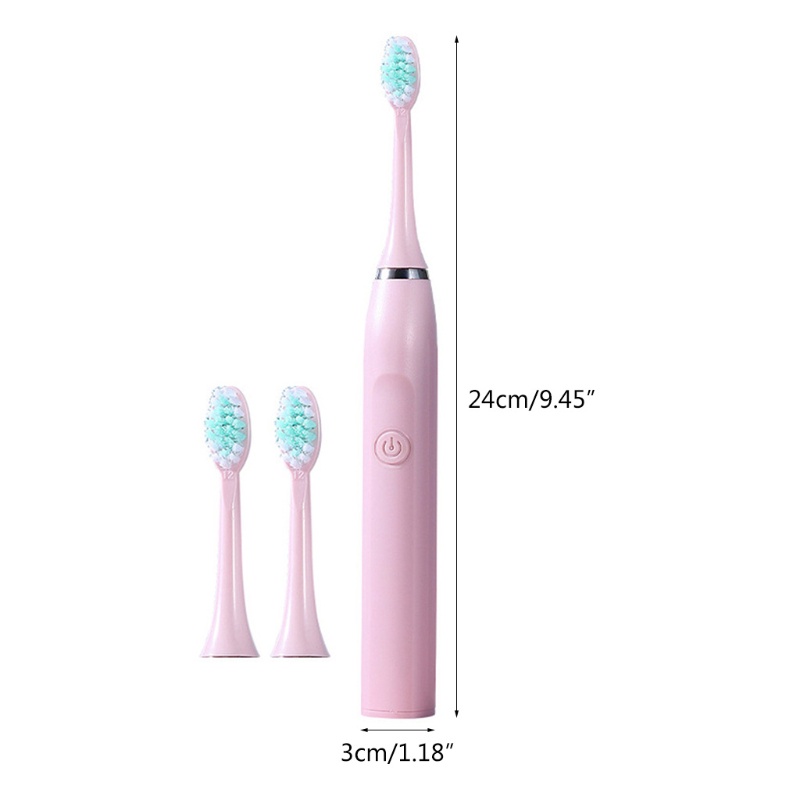 Bàn chải đánh răng điện 3 đầu rung siêu âm 19800