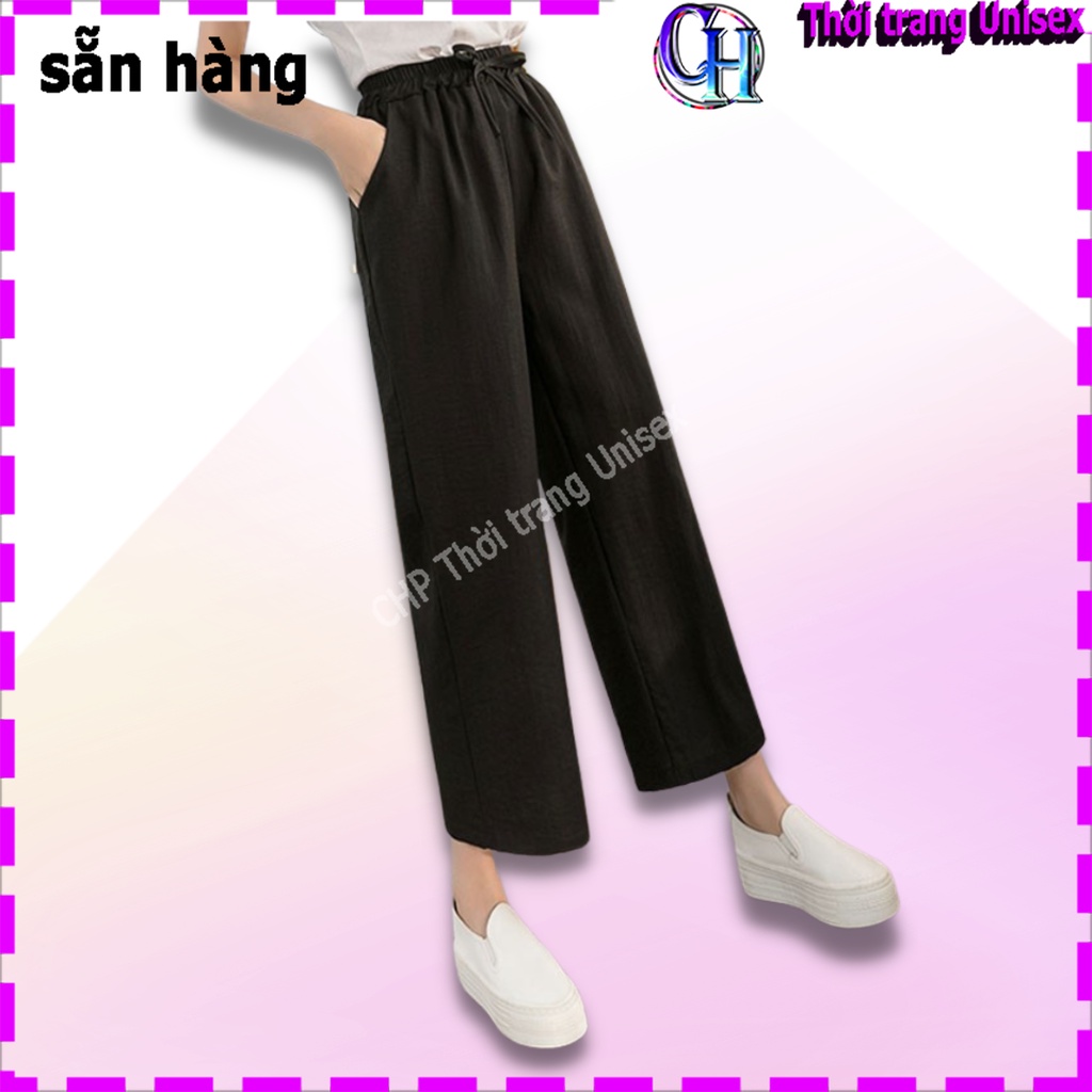 ⚡️ Sale Sốc ⚡QUẦN BOM PHỐI NƠ PHONG CÁCH CHẤT ĐŨI CỰC MÁT - mẫu dài ống rộng  hot trend