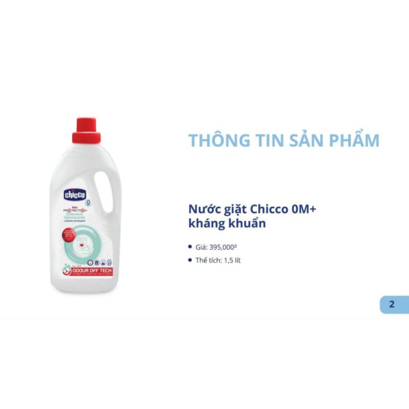 Giặt xả Chicco