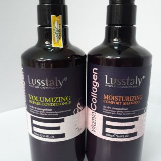 Dầu cặp gội+xả lusstaly collagen 500ml( 2 chai)