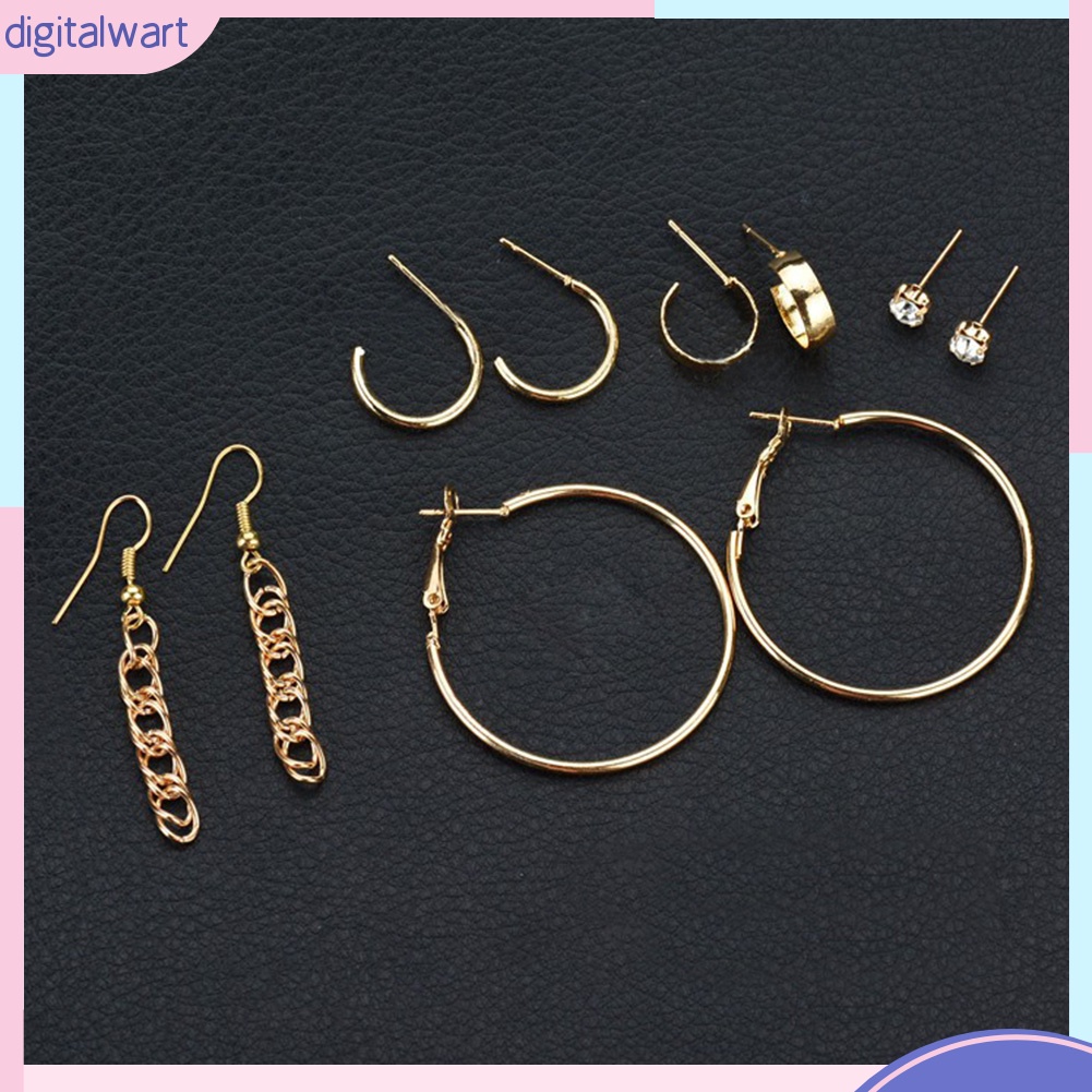 Set Trang Sức Đính Đá Thời Trang Thanh Lịch Dành Cho Nữ