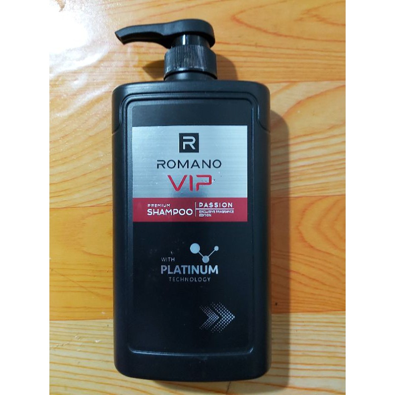 Combo Dầu gội và Sữa tắm cao cấp Romano Vip Passion sang trọng cuốn hút 650g/chai