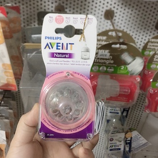 Set 2 Núm ty Avent Natural cho bé từ 0-3m+