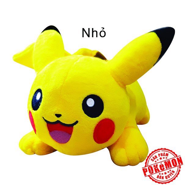 Gấu bông Pokemon - Pikachu nằm 20cm