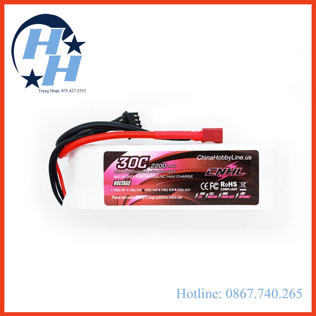 Pin lipo CNHL 2200mah 14.8v 4s 30c