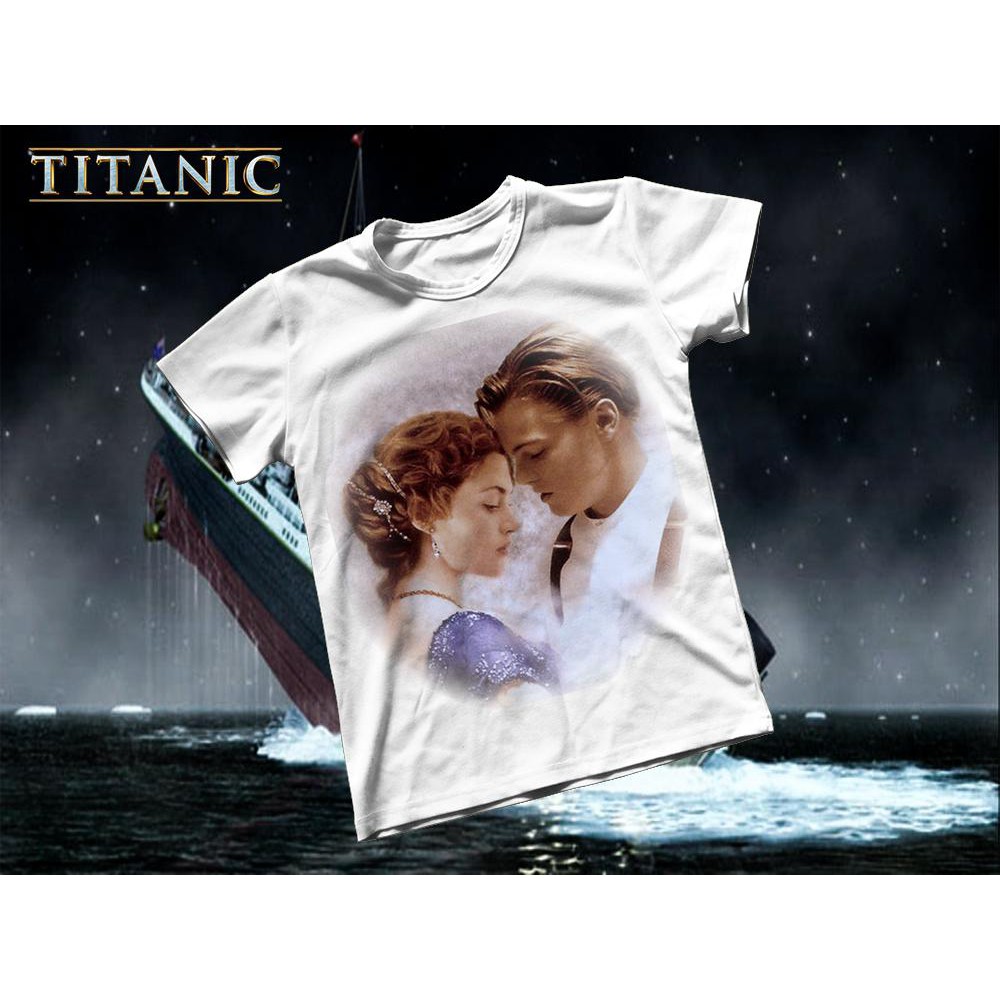 Áo thun Cotton Unisex - Movie - Titanic - Jack và rose