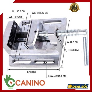 Ê tô để bàn MINIQ 2.5inh Canino cao cấp miệng kẹp 68mm vận hành linh hoạt