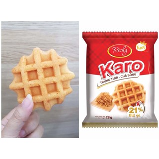 [MÃ NGOC4HN TẶNG 1K ĐƠN 50K] COMBO 12 BÁNH CHÀ BÔNG KARO RICHY