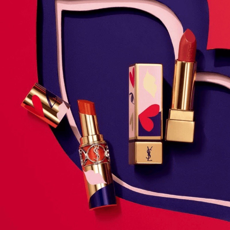 BST Son YSL limited I Love You So Pop Rouge Pur và Volupte Shine màu 110,114,119,120