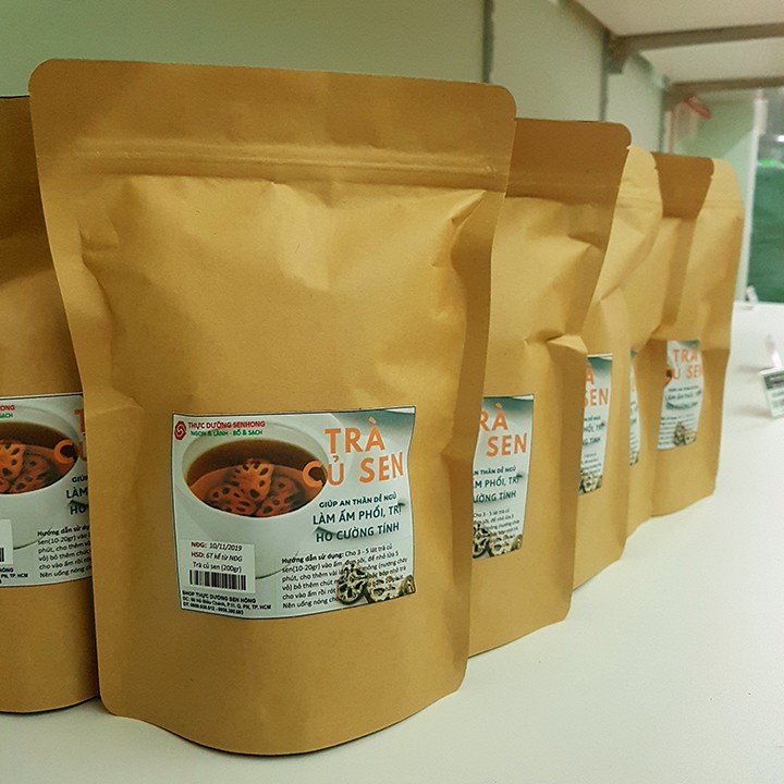 Trà Củ Sen (200gr) - Thực dưỡng Sen Hồng | BigBuy360 - bigbuy360.vn