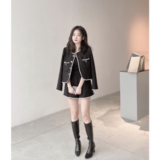 Set dạ Tracy tweed set