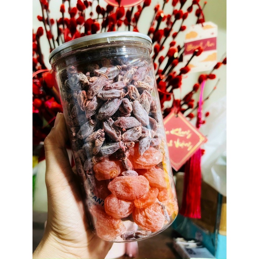 Lon 500gr Xí Muội Mix 2 Vị