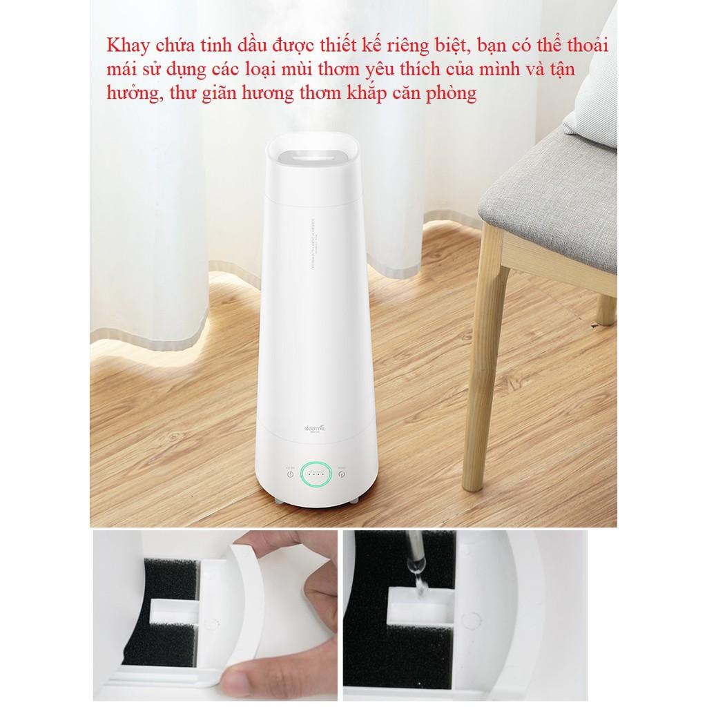 Máy tạo độ ẩm không khí Deerma LD210 Dung tích 4L hiển thị độ ẩm OLED 3 màu điều khiển cảm ứng - Minh Tín Shop