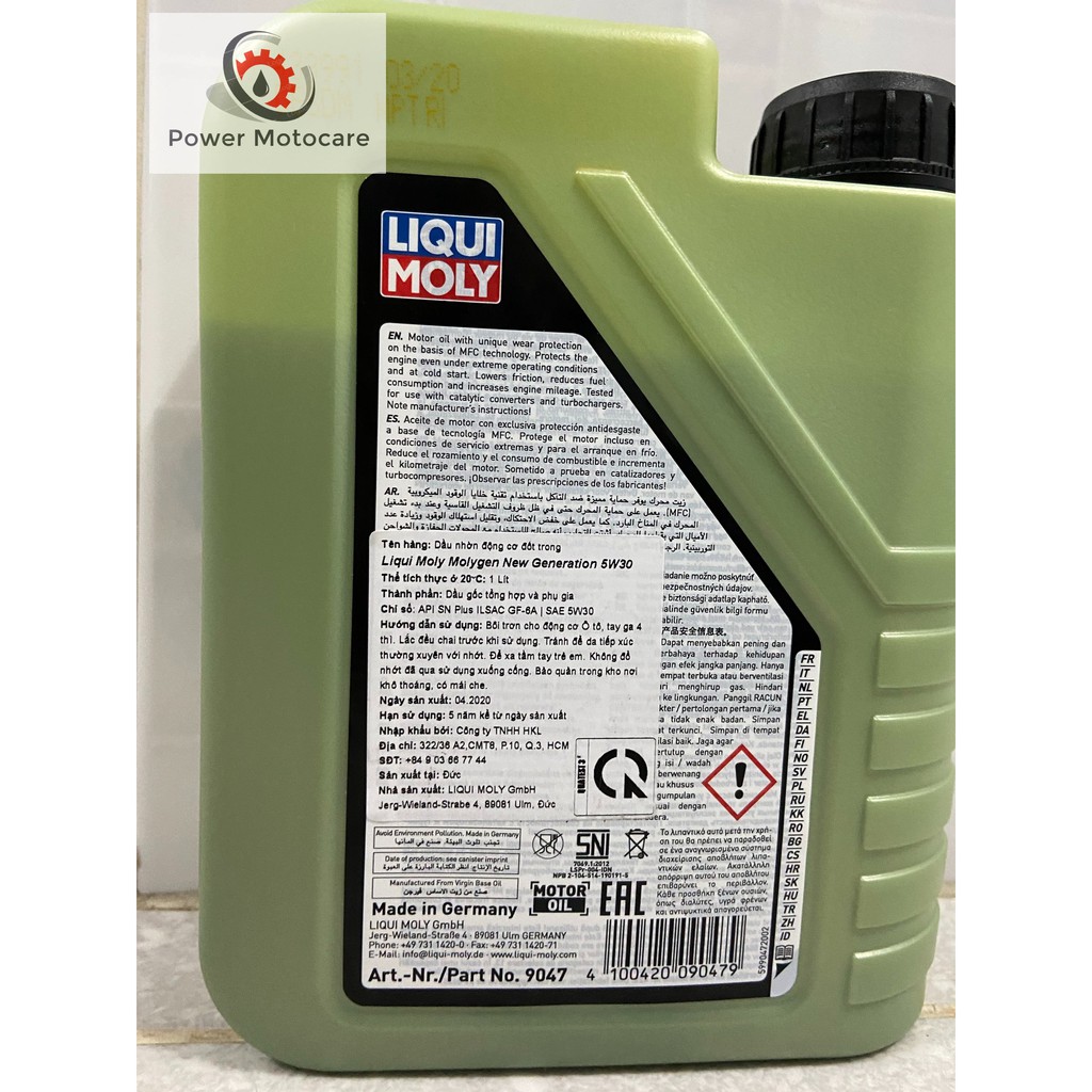 NHỚT LIQUI MOLY MOLYGEN 5W30